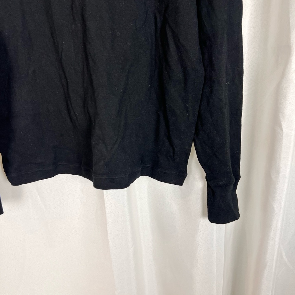Men’s Tom Ford size 54 L black Henley long sleeve shirt - Picture 5 of 6